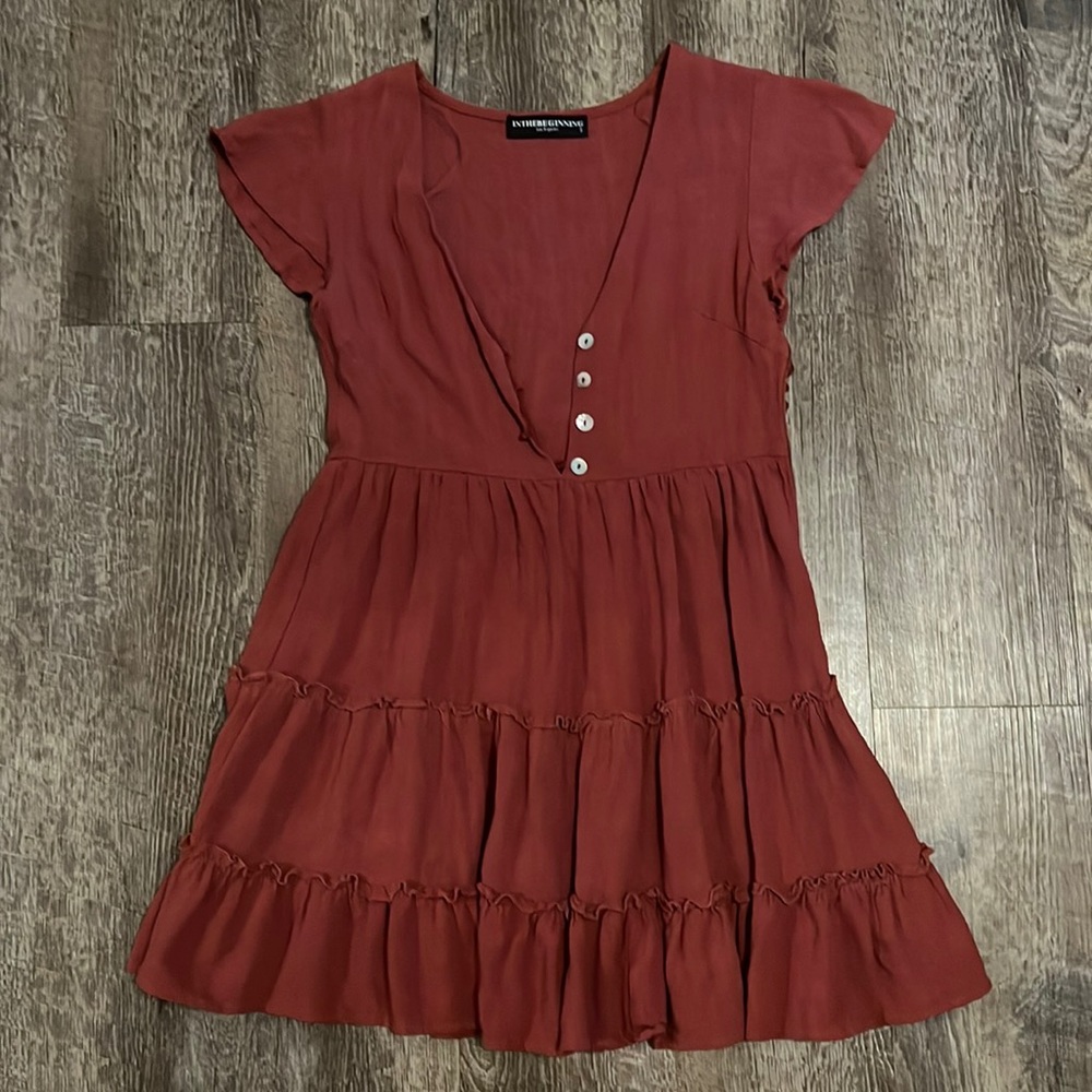 Size small rust colored dress